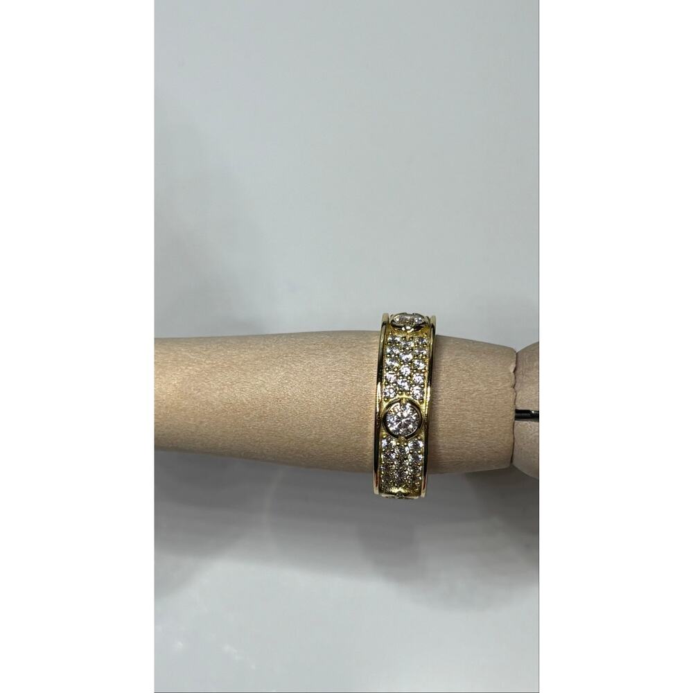 925 Cartier Ring  Pure Italian gold over silver Ring Size 7